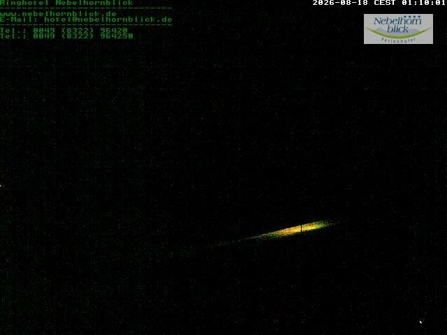 Archiv Foto Webcam Nebelhornblick