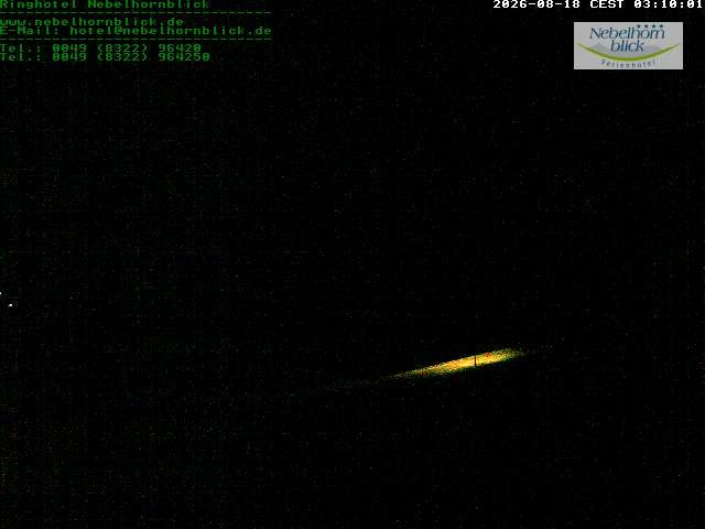 Archiv Foto Webcam Nebelhornblick
