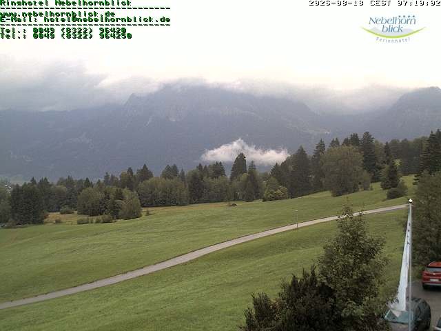 Archiv Foto Webcam Nebelhornblick