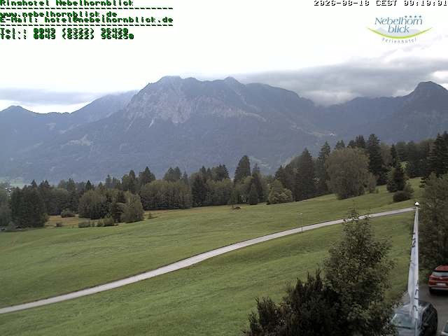 Archiv Foto Webcam Nebelhornblick