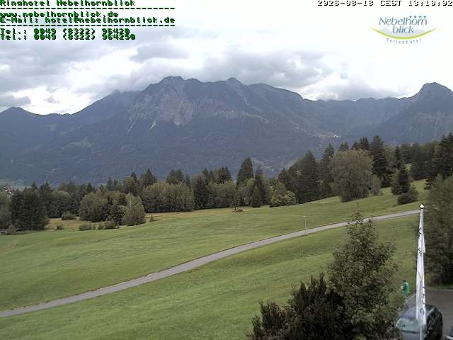 Archiv Foto Webcam Nebelhornblick