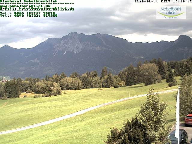 Archiv Foto Webcam Nebelhornblick