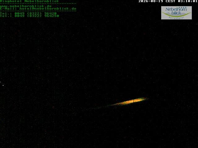 Archiv Foto Webcam Nebelhornblick