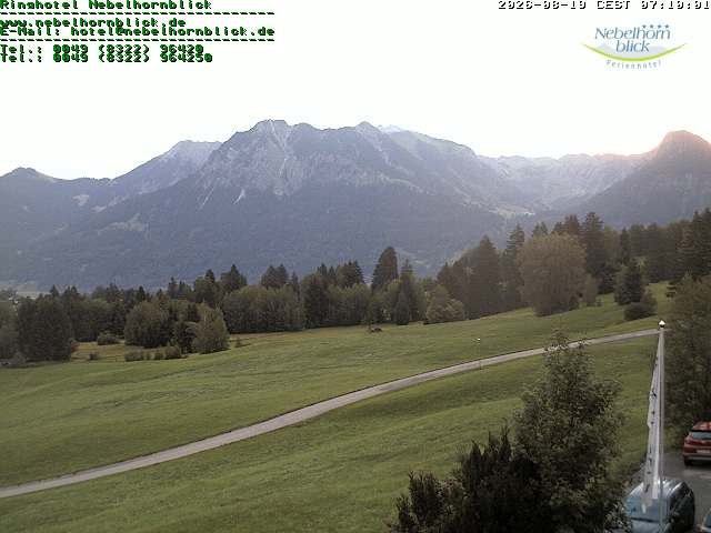 Archiv Foto Webcam Nebelhornblick