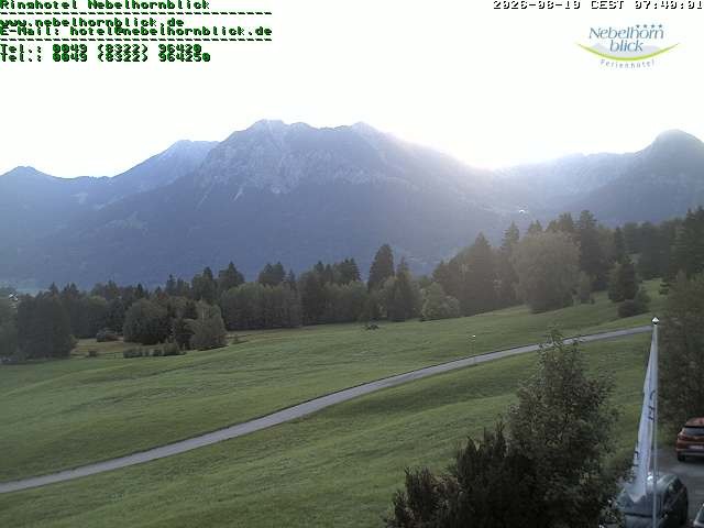 Archiv Foto Webcam Nebelhornblick