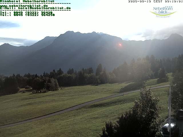Archiv Foto Webcam Nebelhornblick
