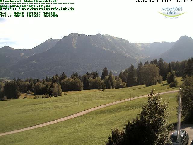 Archiv Foto Webcam Nebelhornblick