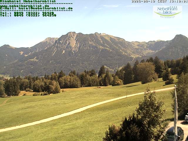 Archiv Foto Webcam Nebelhornblick