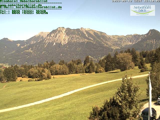 Archiv Foto Webcam Nebelhornblick