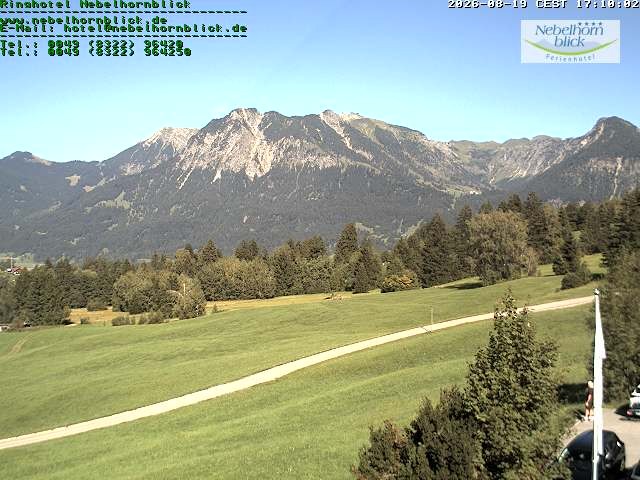 Archiv Foto Webcam Nebelhornblick