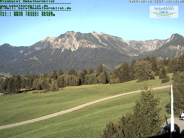 Archiv Foto Webcam Nebelhornblick