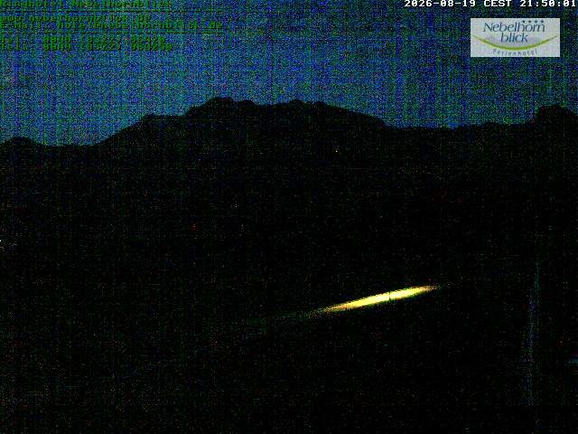 Archiv Foto Webcam Nebelhornblick
