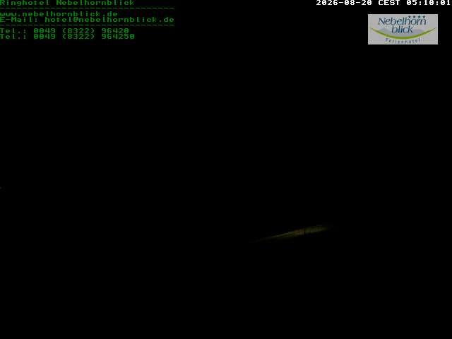 Archiv Foto Webcam Nebelhornblick