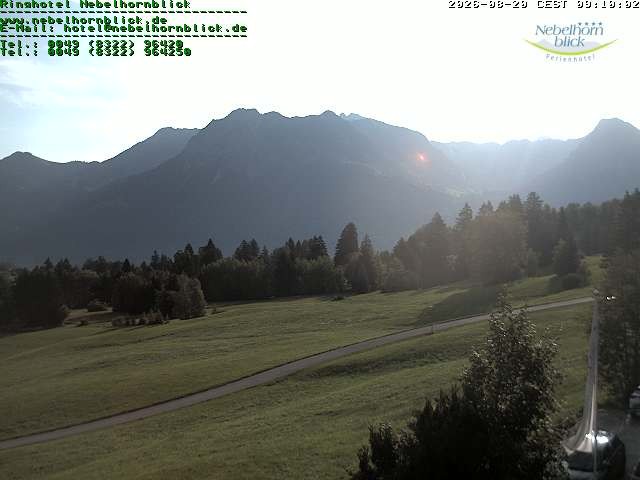 Archiv Foto Webcam Nebelhornblick