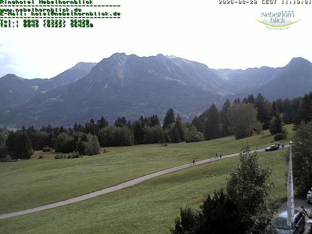 Archiv Foto Webcam Nebelhornblick