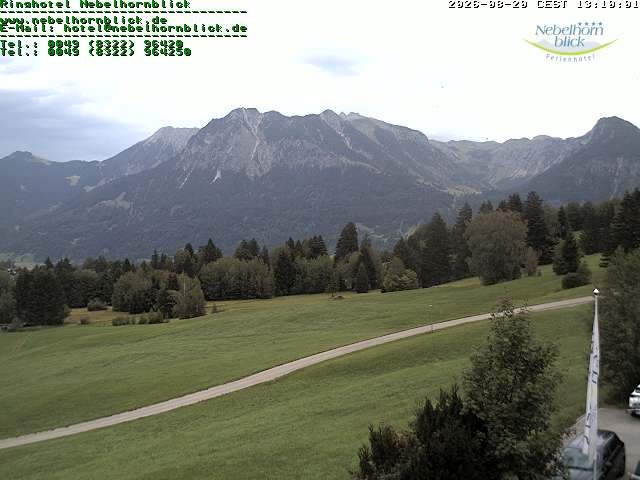 Archiv Foto Webcam Nebelhornblick