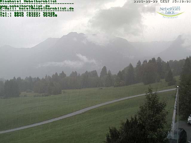 Archiv Foto Webcam Nebelhornblick