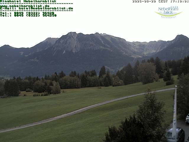 Archiv Foto Webcam Nebelhornblick