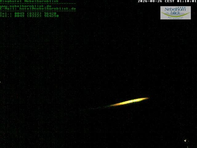Archiv Foto Webcam Nebelhornblick