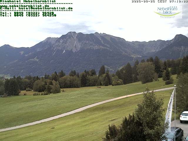 Archiv Foto Webcam Nebelhornblick