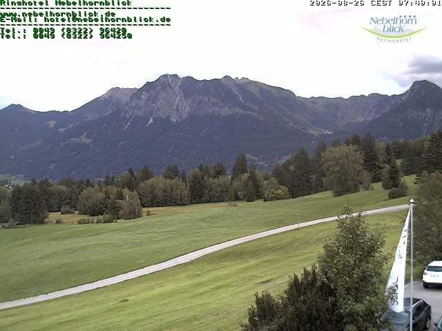Archiv Foto Webcam Nebelhornblick