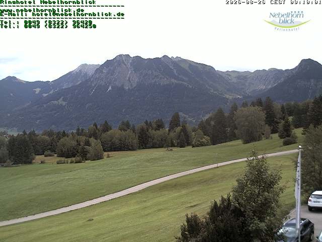 Archiv Foto Webcam Nebelhornblick