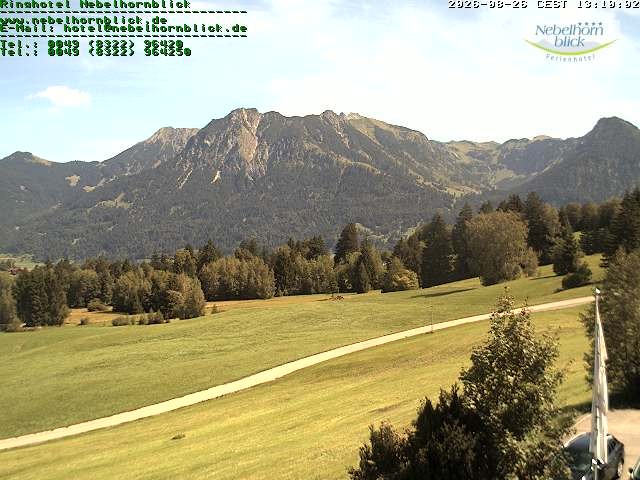 Archiv Foto Webcam Nebelhornblick