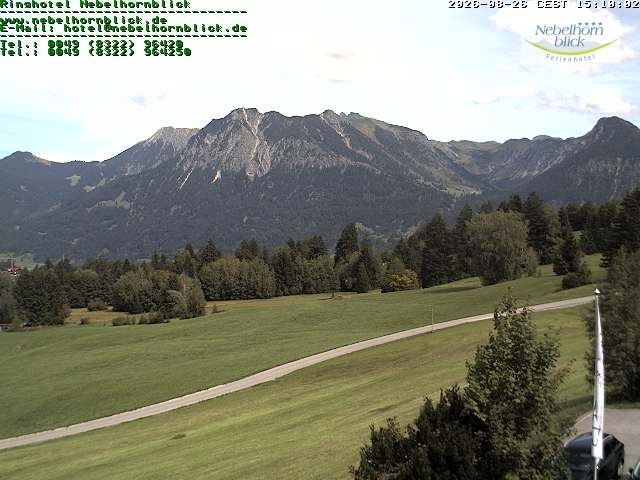 Archiv Foto Webcam Nebelhornblick