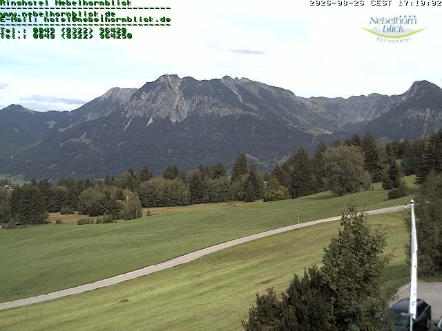 Archiv Foto Webcam Nebelhornblick