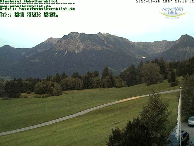 Archiv Foto Webcam Nebelhornblick