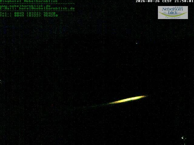 Archived image Webcam Hotel Nebelhornblick