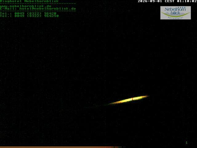 Archived image Webcam Hotel Nebelhornblick