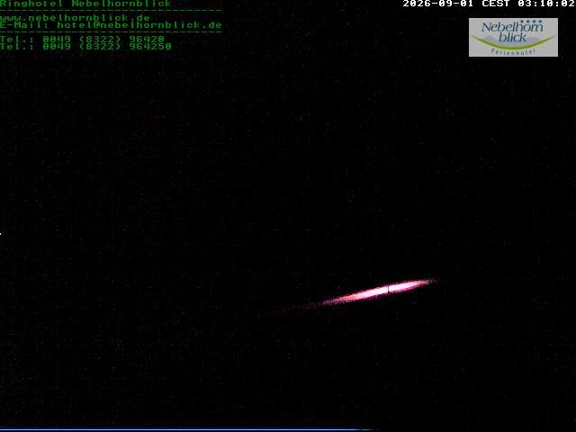 Archived image Webcam Hotel Nebelhornblick