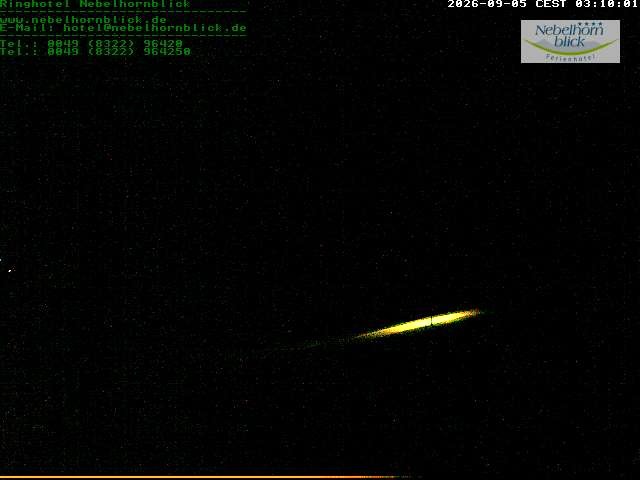 Archiv Foto Webcam Nebelhornblick
