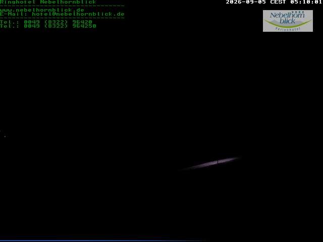 Archiv Foto Webcam Nebelhornblick