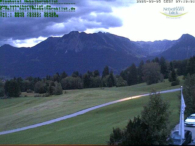 Archiv Foto Webcam Nebelhornblick