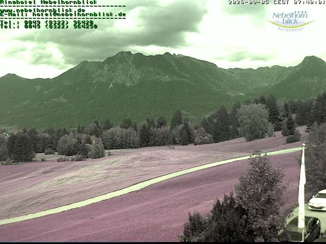 Archiv Foto Webcam Nebelhornblick