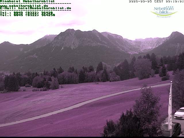 Archiv Foto Webcam Nebelhornblick
