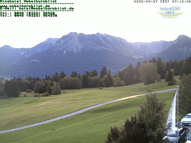Archiv Foto Webcam Nebelhornblick