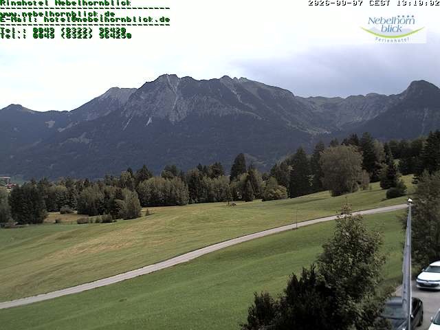 Archiv Foto Webcam Nebelhornblick
