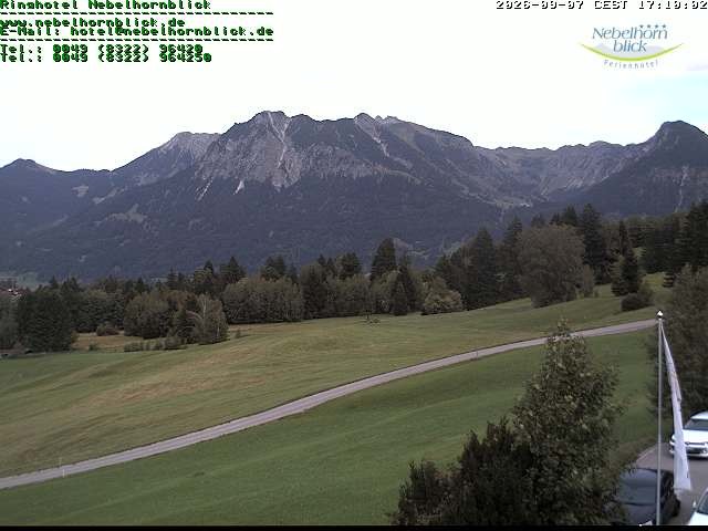 Archiv Foto Webcam Nebelhornblick