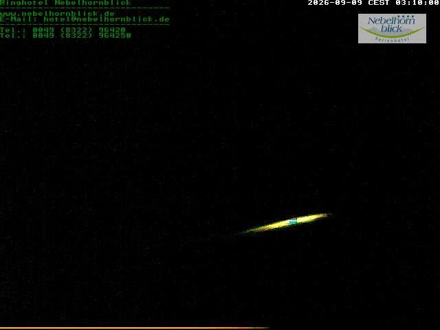 Archiv Foto Webcam Nebelhornblick