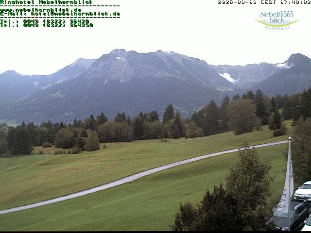 Archiv Foto Webcam Nebelhornblick