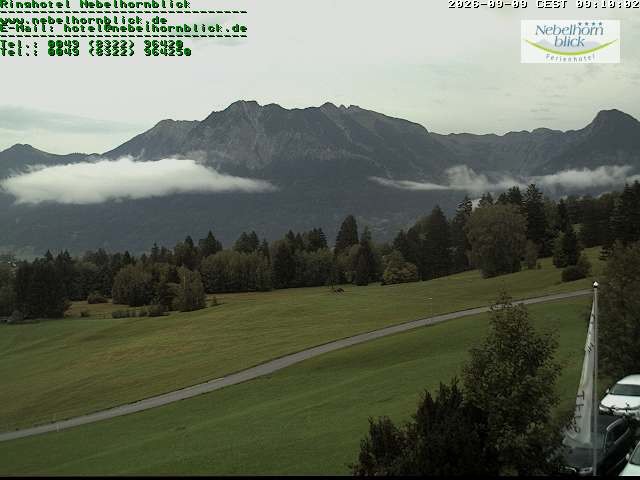 Archiv Foto Webcam Nebelhornblick