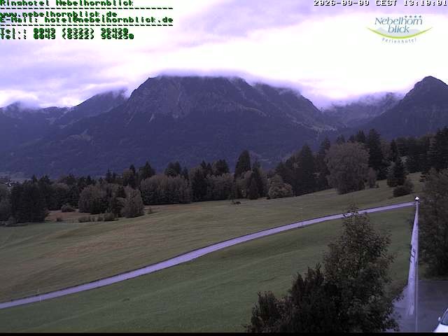 Archiv Foto Webcam Nebelhornblick