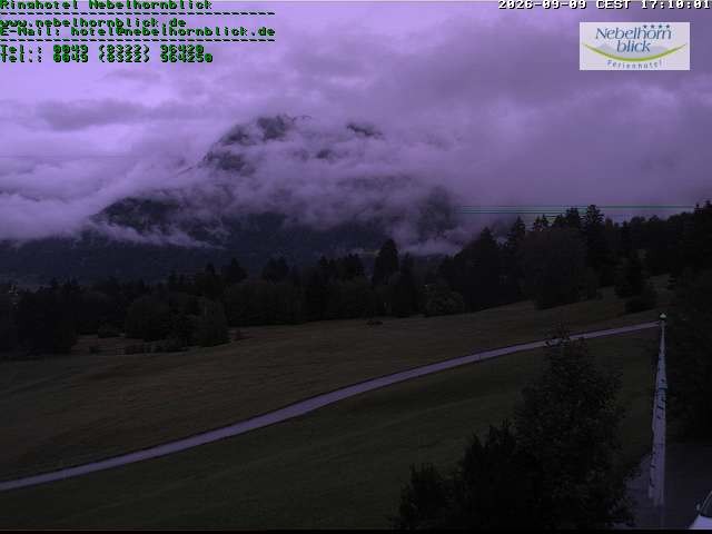 Archiv Foto Webcam Nebelhornblick