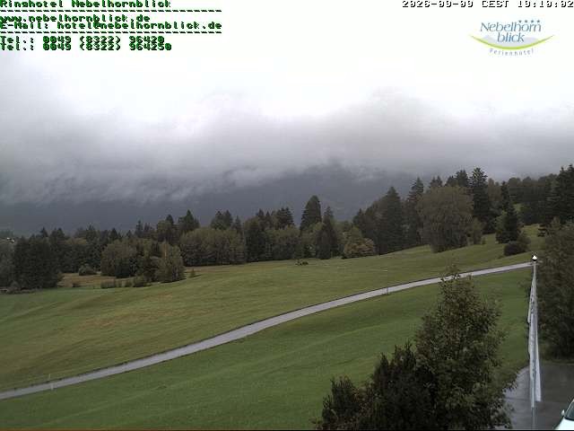 Archiv Foto Webcam Nebelhornblick
