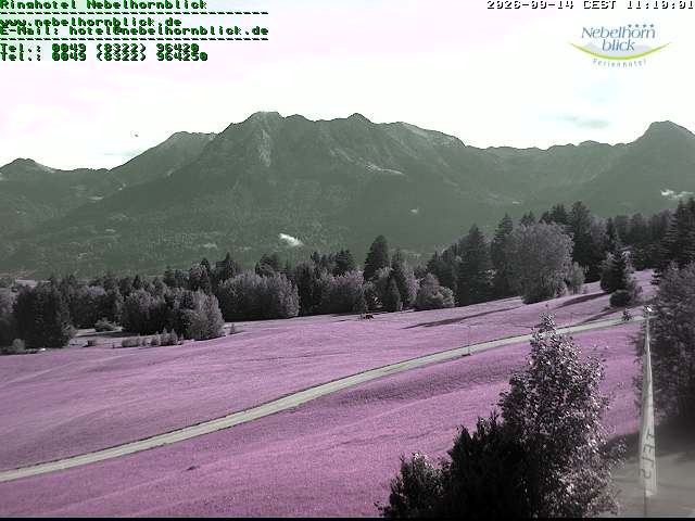 Archiv Foto Webcam Nebelhornblick