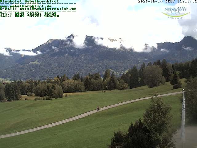 Archiv Foto Webcam Nebelhornblick