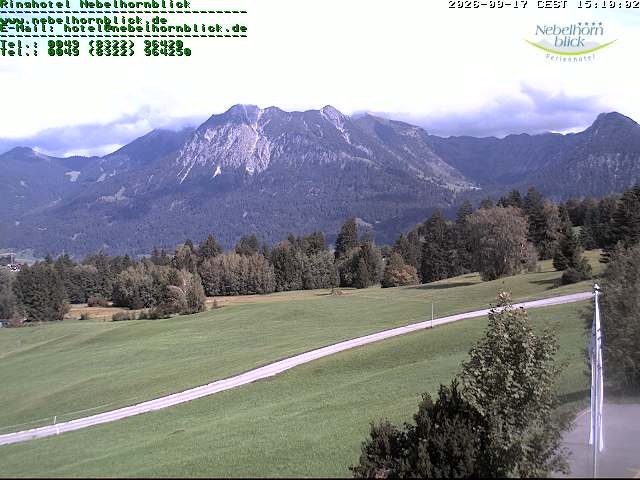 Archiv Foto Webcam Nebelhornblick